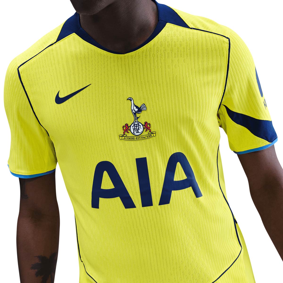 NIKE TOTTENHAM HOTSPUR 2025/2026 THIRD PLAYER JERSEY - DYNAMIC YELLOW/BLUE VOID/BLUE VOID