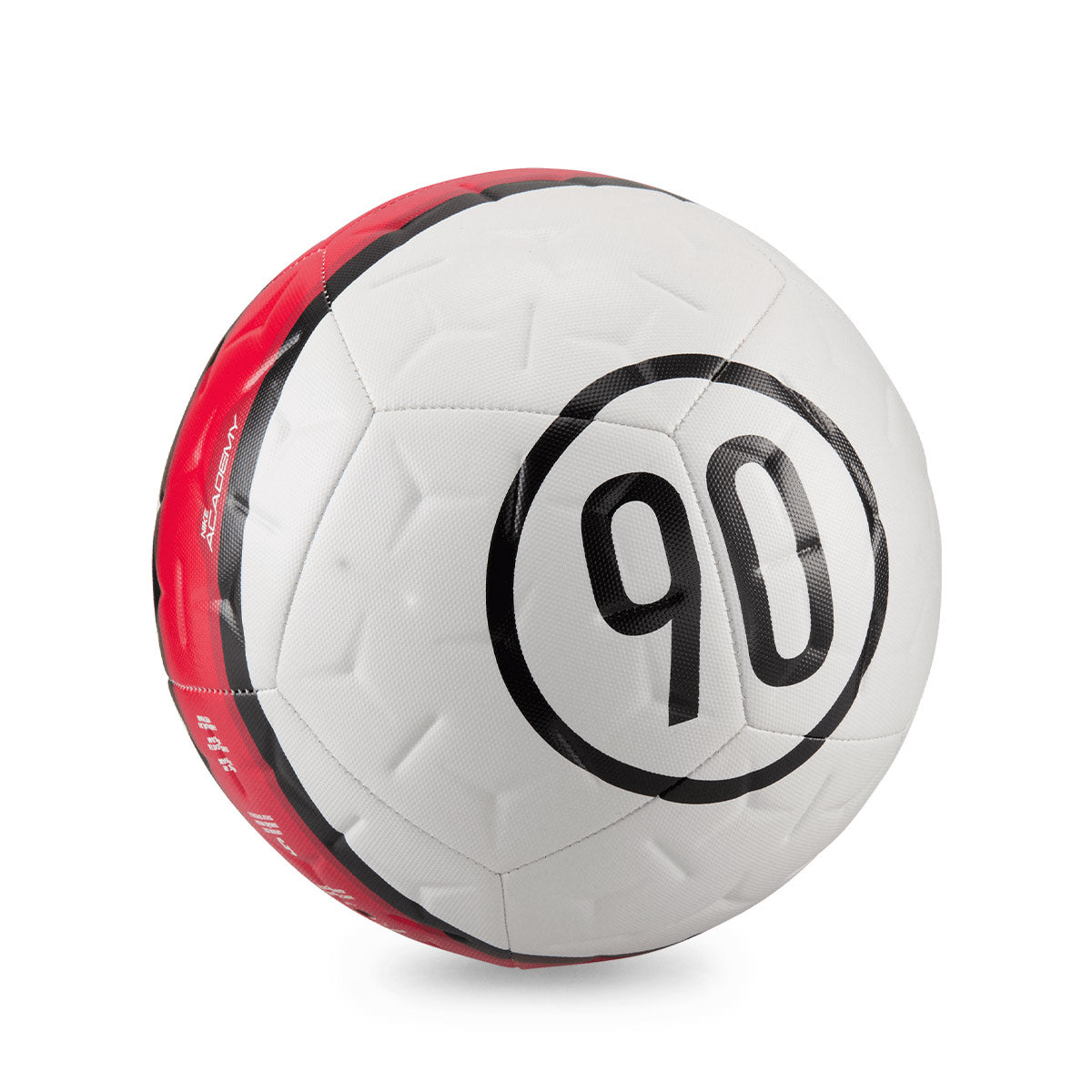 NIKE ACADEMY BALL T90 - WHITE/BLACK/RED/BLACK