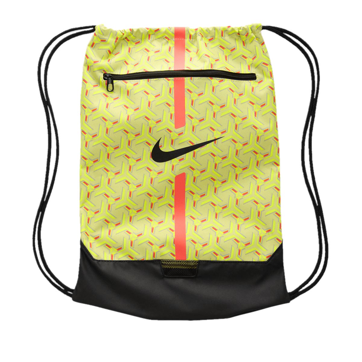 NIKE ACADEMY GYMSACK - LIMELIGHT/HYPER CRIMSON/BLACK