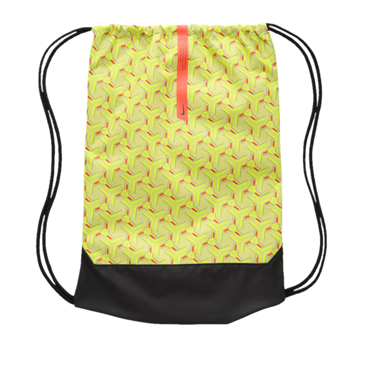 NIKE ACADEMY GYMSACK - LIMELIGHT/HYPER CRIMSON/BLACK
