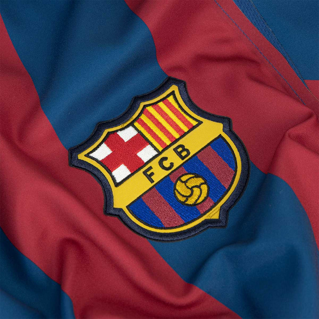 NIKE BARCELONA 2005/2006 RE ISSUE LONG SLEEVE JERSEY (RONALDINHO#10) - GYM BLUE/DESERT MAROON/TOUR YELLOW