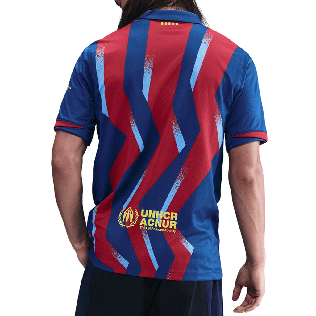 NIKE BARCELONA 2025/2026 FOURTH REPLICA JERSEY - GYM BLUE/GYM BLUE/SALSA RED/OPTI YELLOW