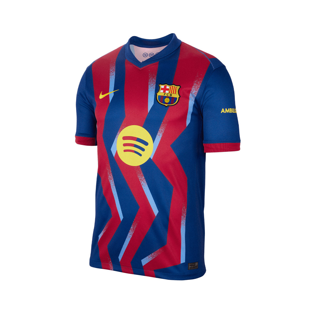 NIKE BARCELONA 2025/2026 FOURTH REPLICA JERSEY - GYM BLUE/GYM BLUE/SALSA RED/OPTI YELLOW
