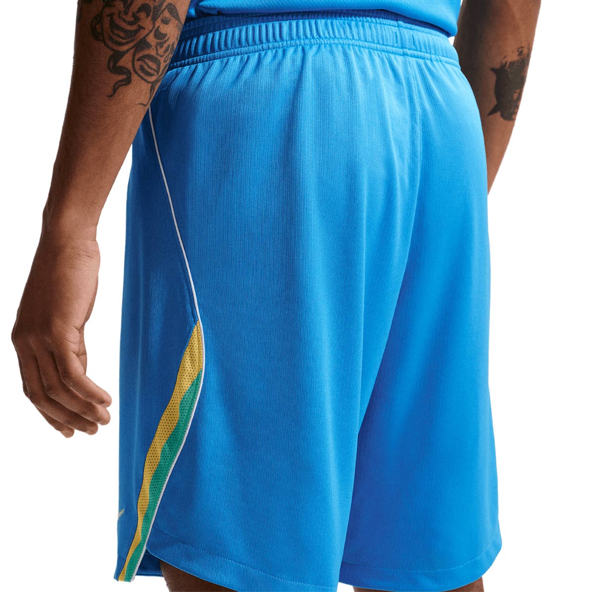 NIKE BRAZIL 2026 HOME SHORTS - LT PHOTO BLUE/LIGHT MENTA/WHITE