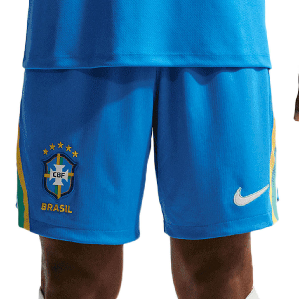 NIKE BRAZIL 2026 HOME SHORTS - LT PHOTO BLUE/LIGHT MENTA/WHITE