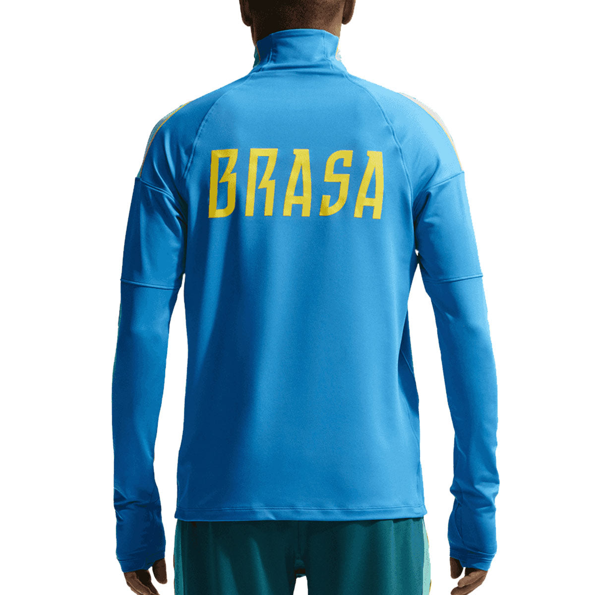 NIKE BRAZIL 2026 STRIKE DRILL LONG SLEEVE TOP - LT PHOTO BLUE/LIGHT MENTA/MIDWEST GOLD