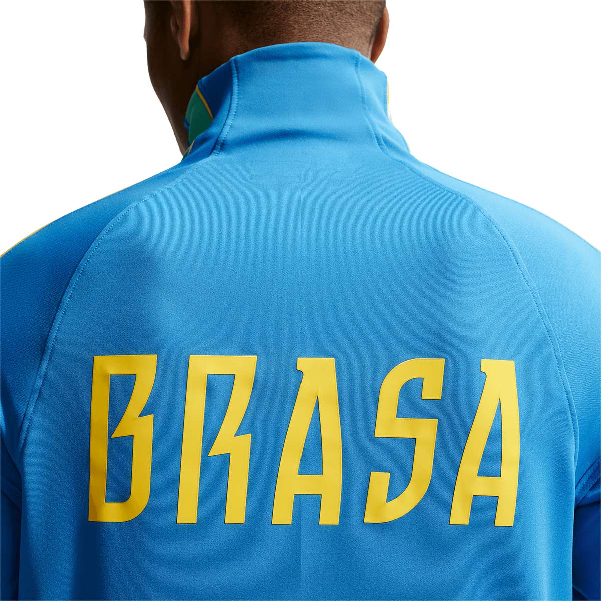 NIKE BRAZIL 2026 STRIKE DRILL LONG SLEEVE TOP - LT PHOTO BLUE/LIGHT MENTA/MIDWEST GOLD