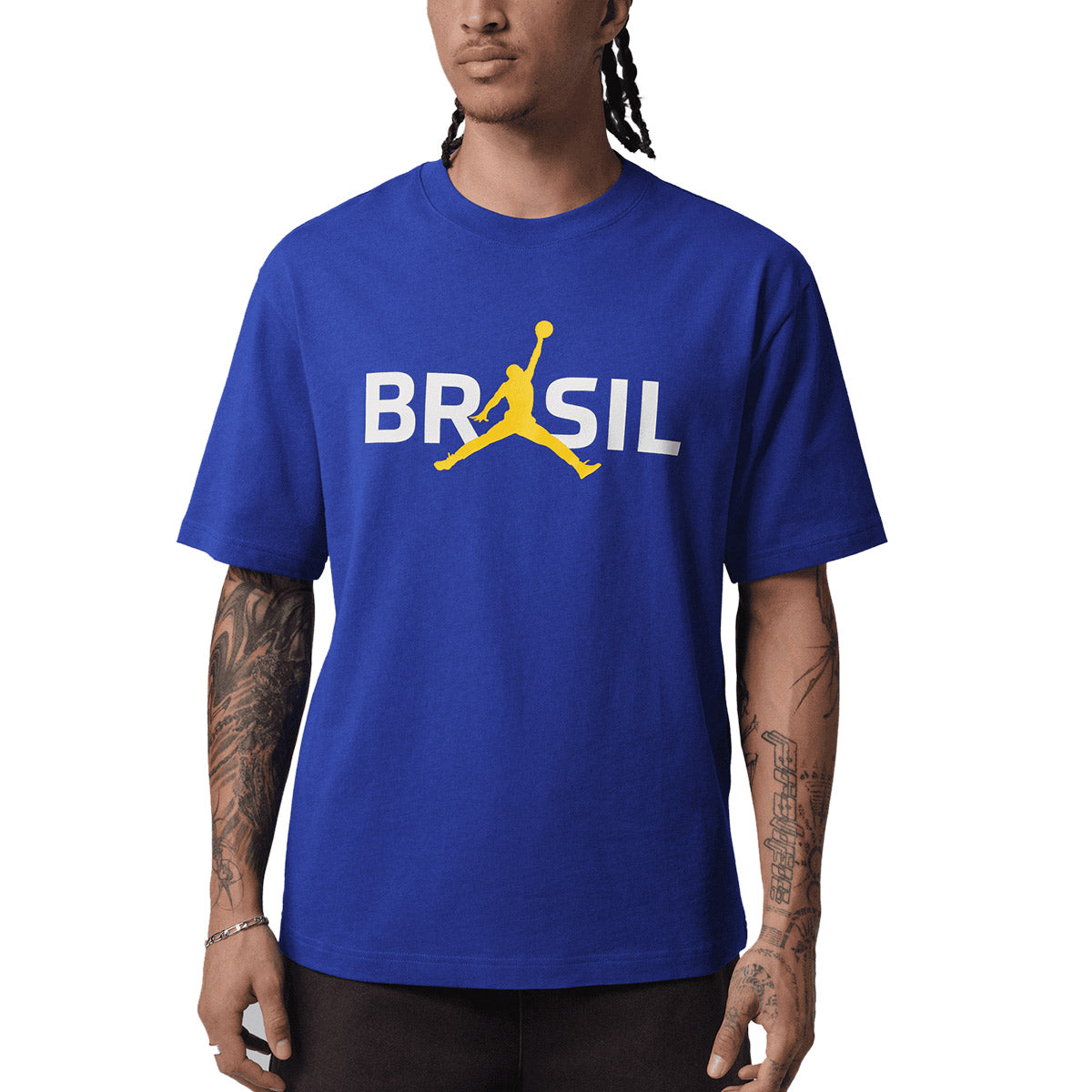 NIKE BRAZIL JORDAN 85 P6 LOGO CREW SS TEE
