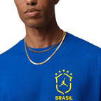 NIKE BRAZIL JORDAN 85 P6 OVERSIZED GX CREW SS TEE - OLD ROYAL