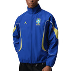 NIKE BRAZIL JORDAN P6 ANTHEM JACKET - OLD ROYAL/YELLOW PULSE/WHITE