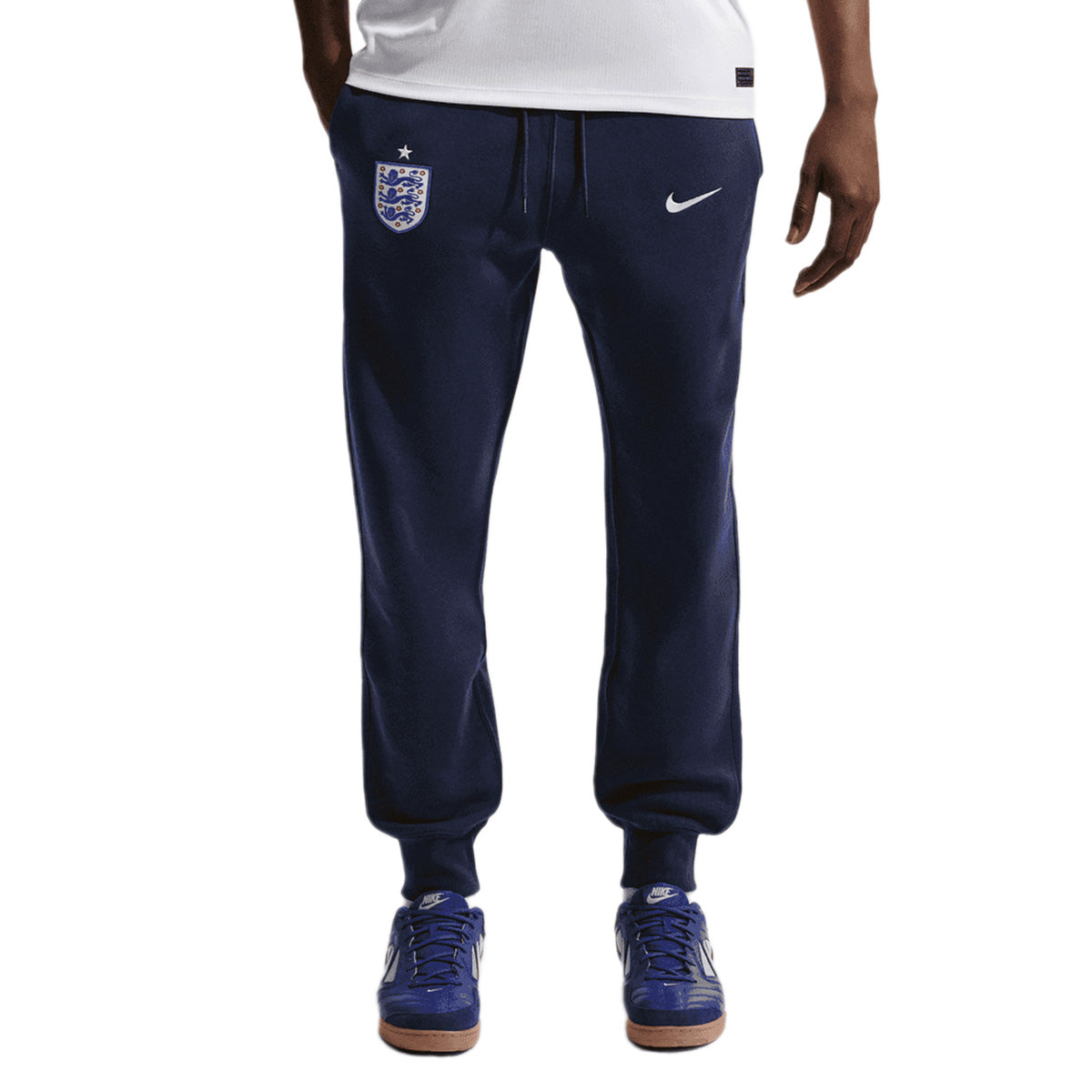 NIKE ENGLAND 2026 CLUB JOGGER BB PANTS - MIDNIGHT NAVY/WHITE