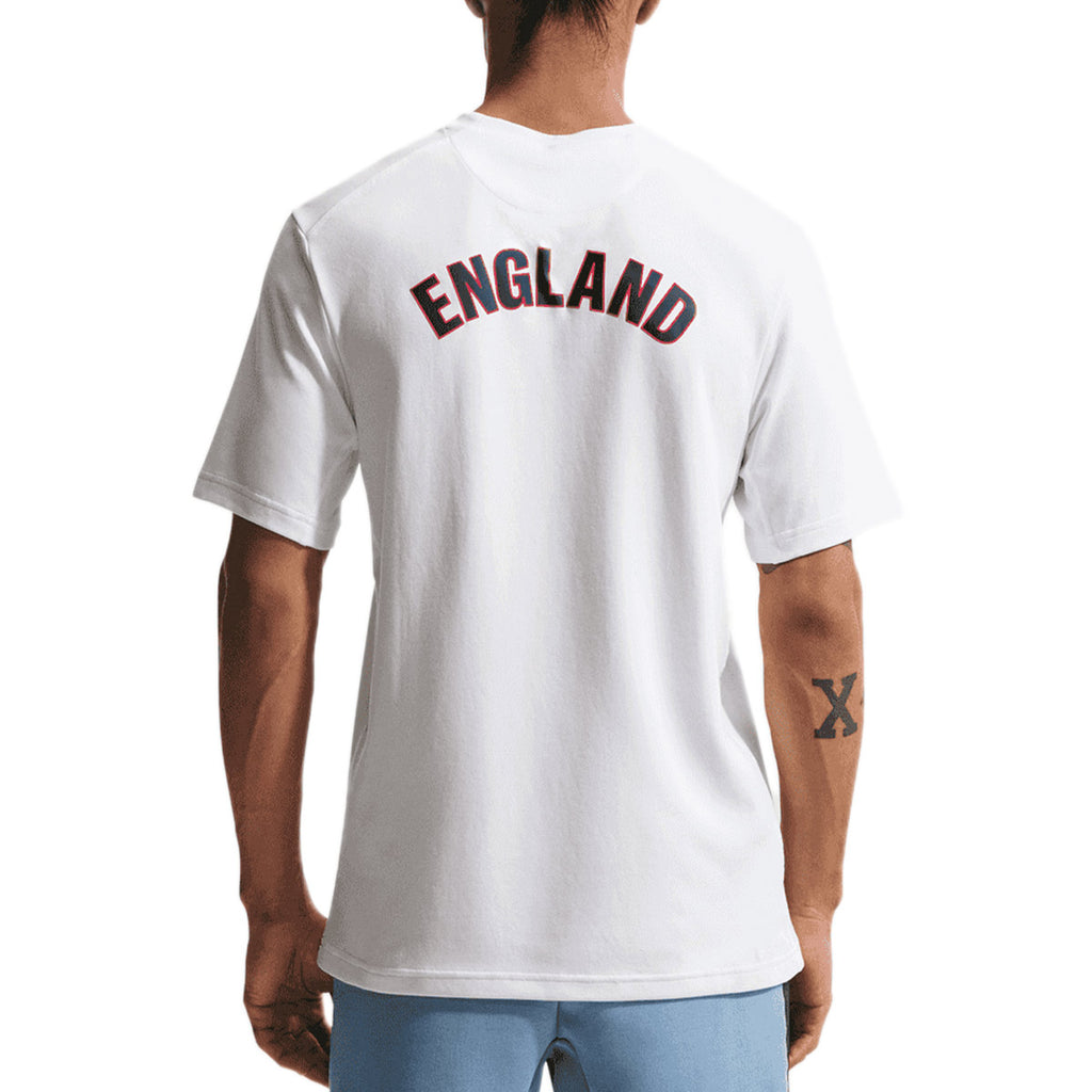 NIKE ENGLAND 2026 PRIMARY STMT SS TOP - WHITE/OBSIDIAN