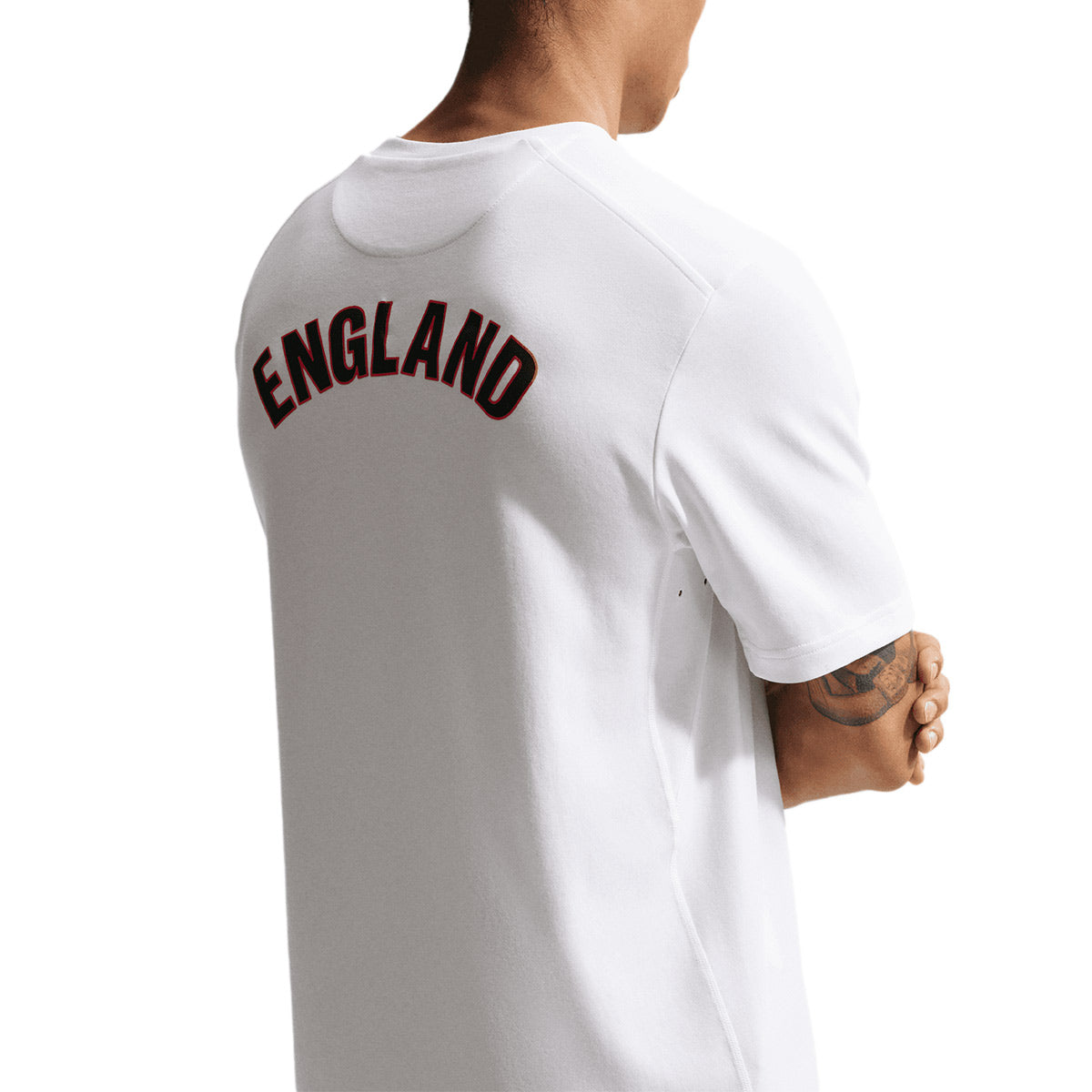 NIKE ENGLAND 2026 PRIMARY STMT SS TOP - WHITE/OBSIDIAN