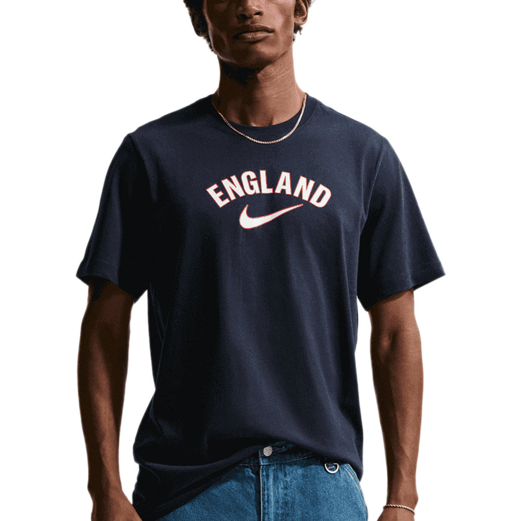 NIKE ENGLAND 2026 WORDMARK TEE - OBSIDIAN
