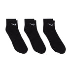 NIKE EVERYDAY CUSHIONED ANKLE 3 PAIRS  - BLACK/WHITE