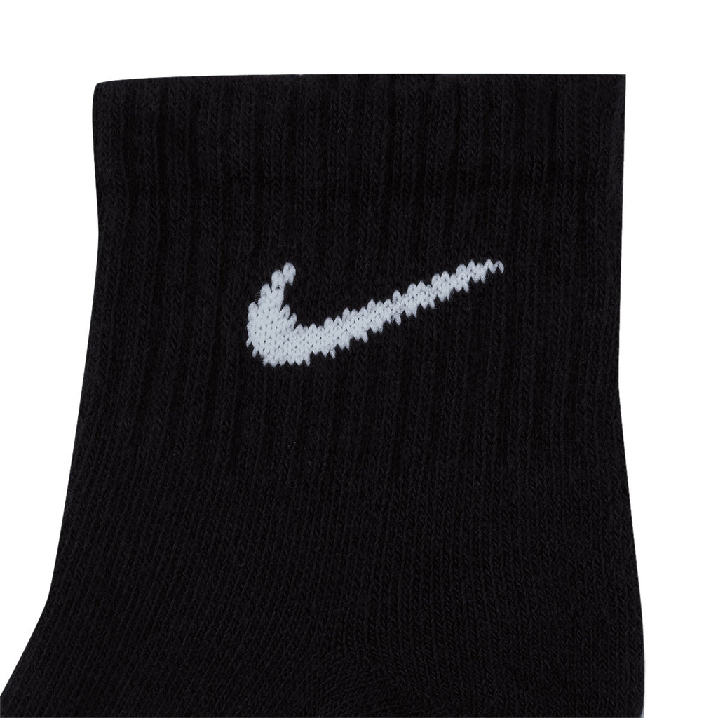NIKE EVERYDAY CUSHIONED ANKLE 3 PAIRS  - BLACK/WHITE
