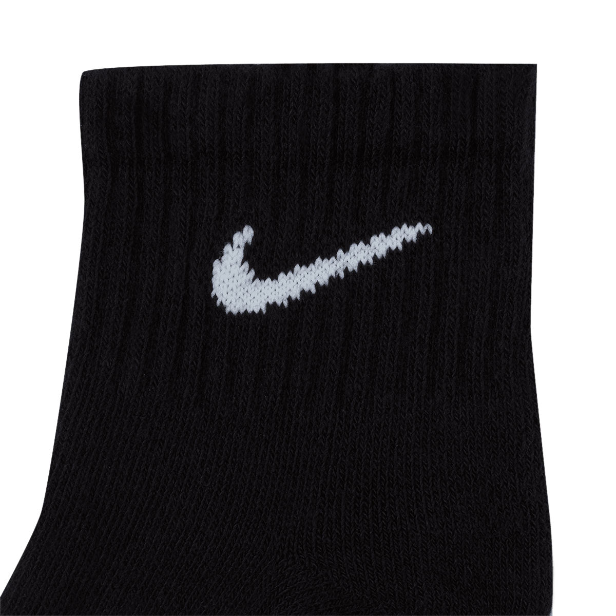 NIKE EVERYDAY CUSHIONED ANKLE 3 PAIRS  - BLACK/WHITE