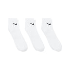 NIKE EVERYDAY CUSHIONED ANKLE 3 PAIRS - WHITE/BLACK