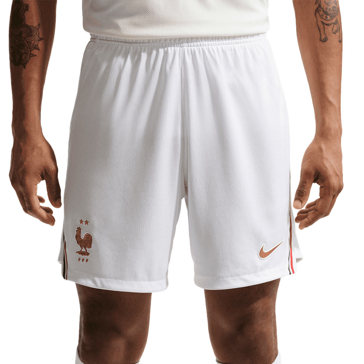 NIKE FRANCE 2026 HOME SHORTS - WHITE/METALLIC COPPER
