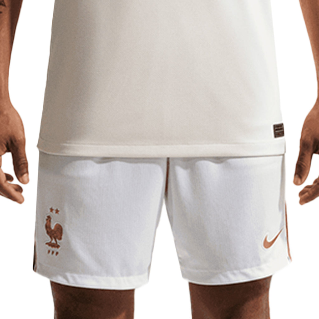 NIKE FRANCE 2026 HOME SHORTS - WHITE/METALLIC COPPER