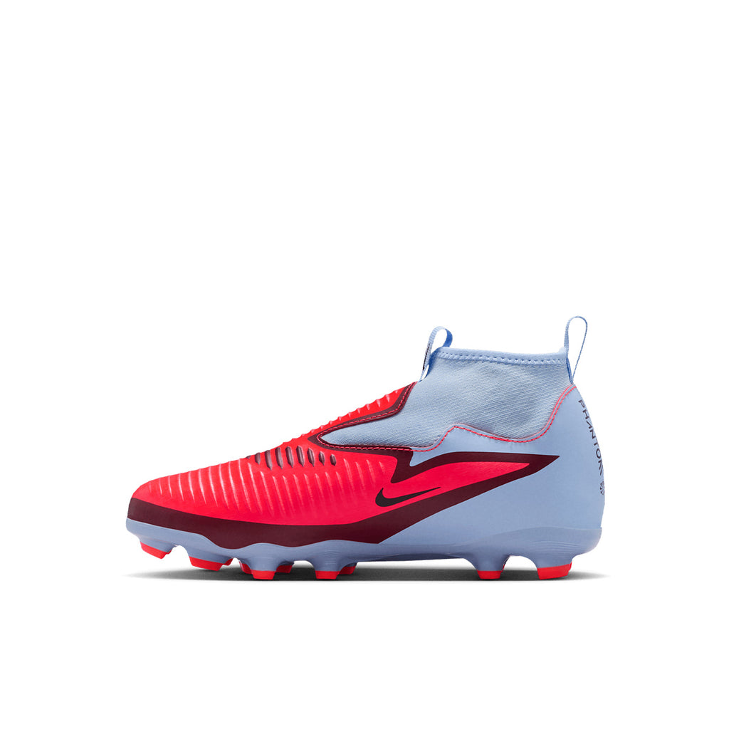 NIKE JR PHANTOM 6 HIGH ACADEMY FG/MG - ROYAL TINT/BRIGHT CRIMSON/BLACK