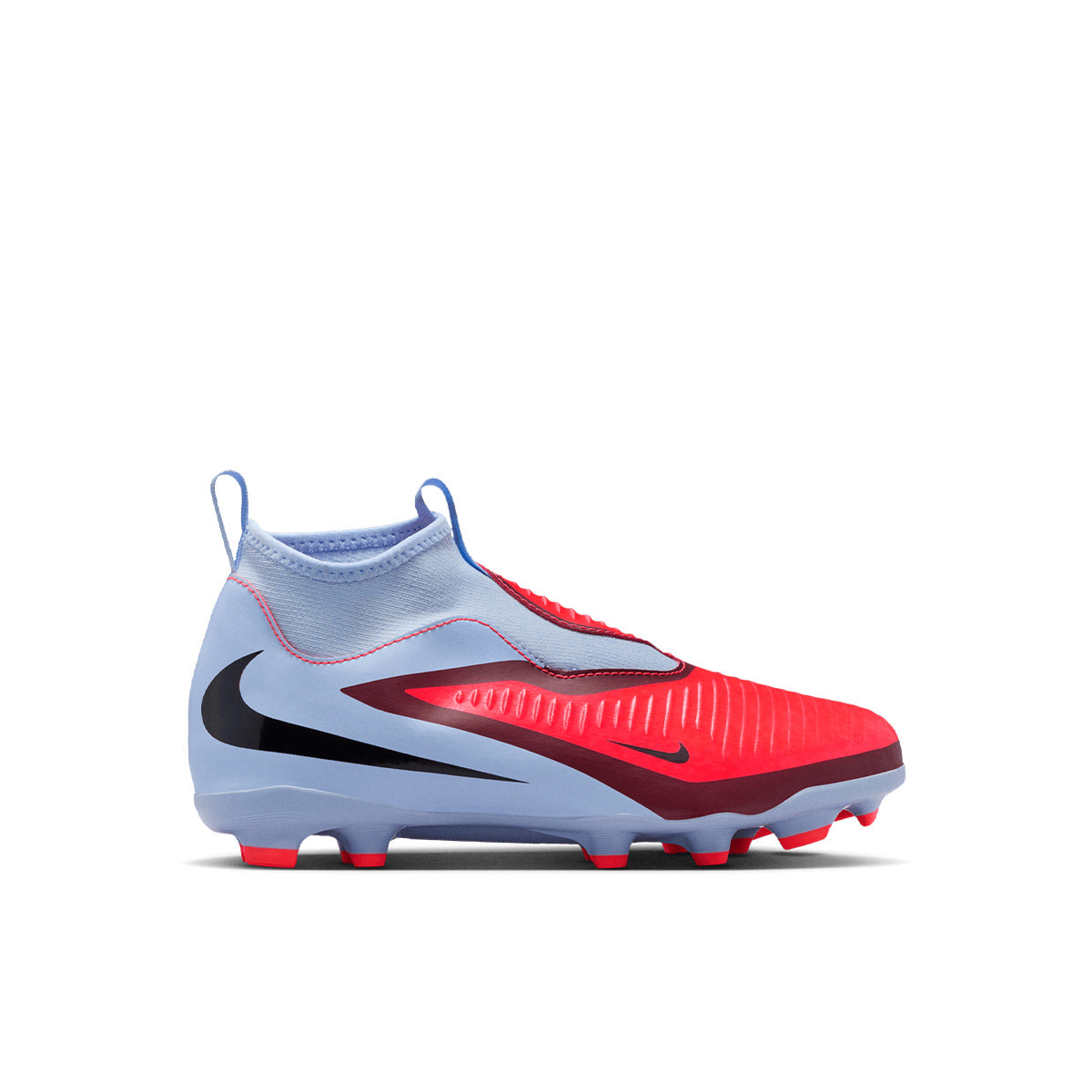 NIKE JR PHANTOM 6 HIGH ACADEMY FG/MG - ROYAL TINT/BRIGHT CRIMSON/BLACK