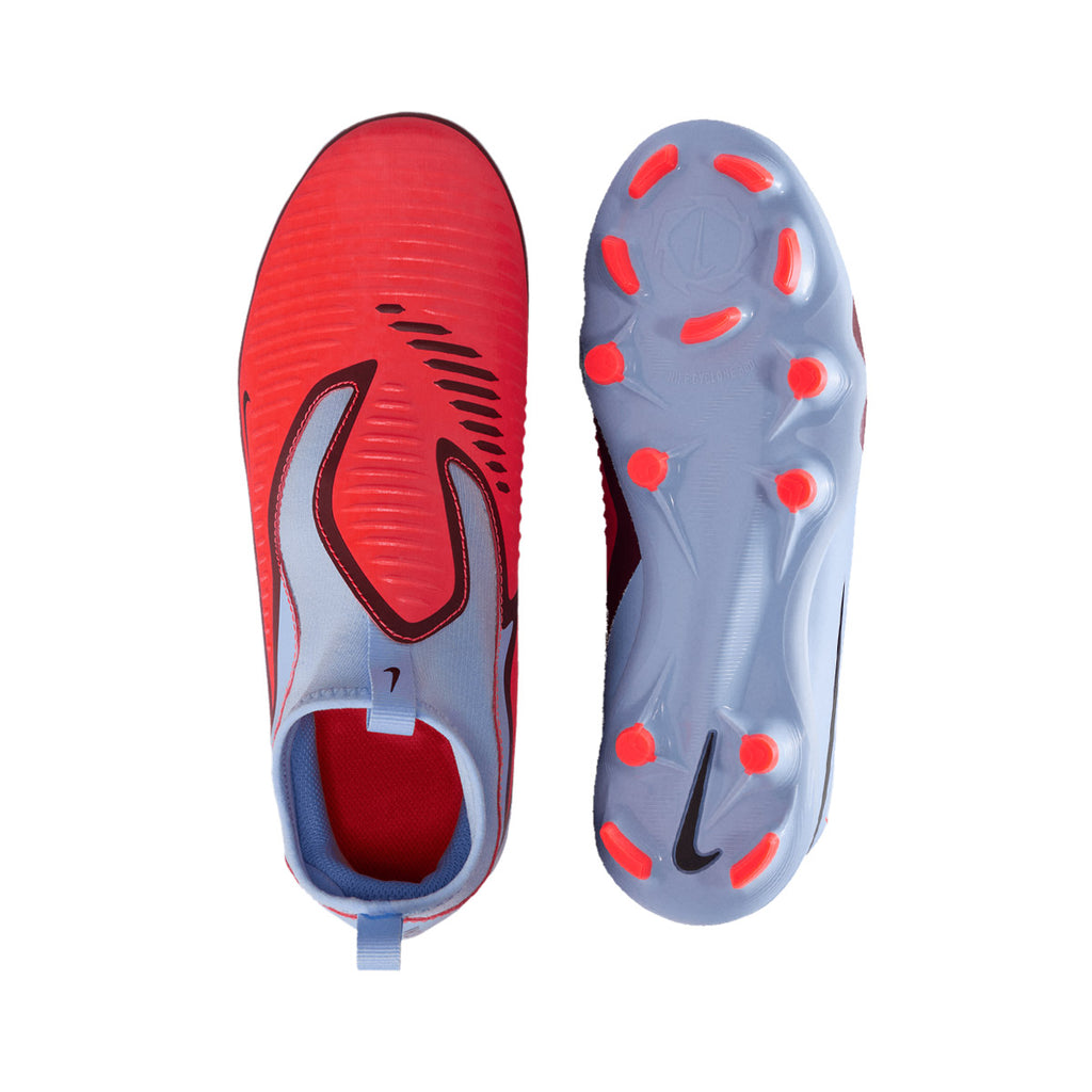 NIKE JR PHANTOM 6 HIGH ACADEMY FG/MG - ROYAL TINT/BRIGHT CRIMSON/BLACK