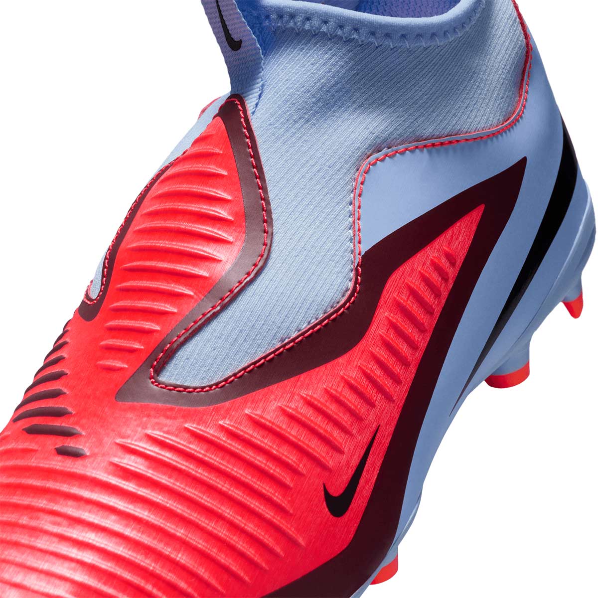 NIKE JR PHANTOM 6 HIGH ACADEMY FG/MG - ROYAL TINT/BRIGHT CRIMSON/BLACK