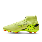 NIKE MERCURIAL SUPERFLY 10 ACADEMY FG/MG - LIMELIGHT/VOLT/HYPER CRIMSON