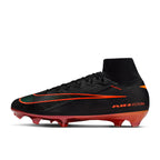 NIKE MERCURIAL SUPERFLY 10 ELITE LV8 FG - BLACK/HYPER CRIMSON
