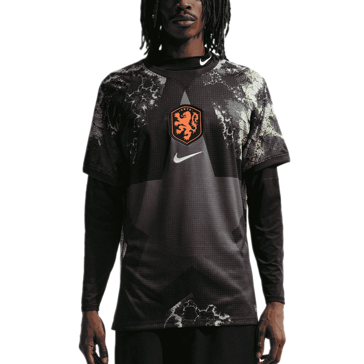 NIKE NETHERLANDS 2026 GOALKEEPER REPLICA JERSEY - BLACK/MEDIUM ASH/WHITE
