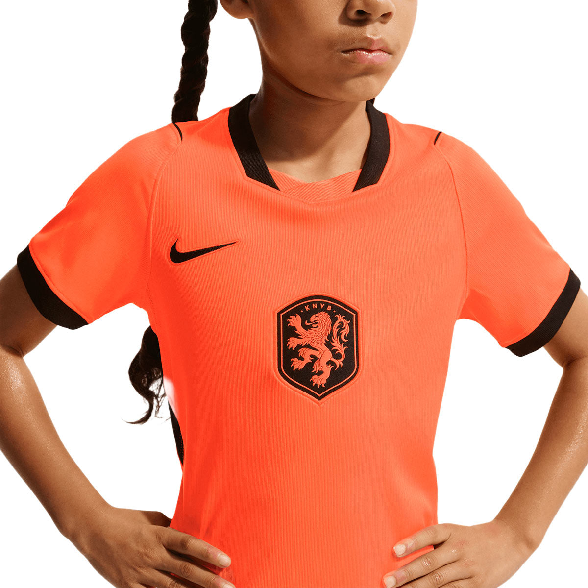 NIKE NETHERLAND 2026 HOME KIDS JERSEY - HYPER CRIMSON/BLACK