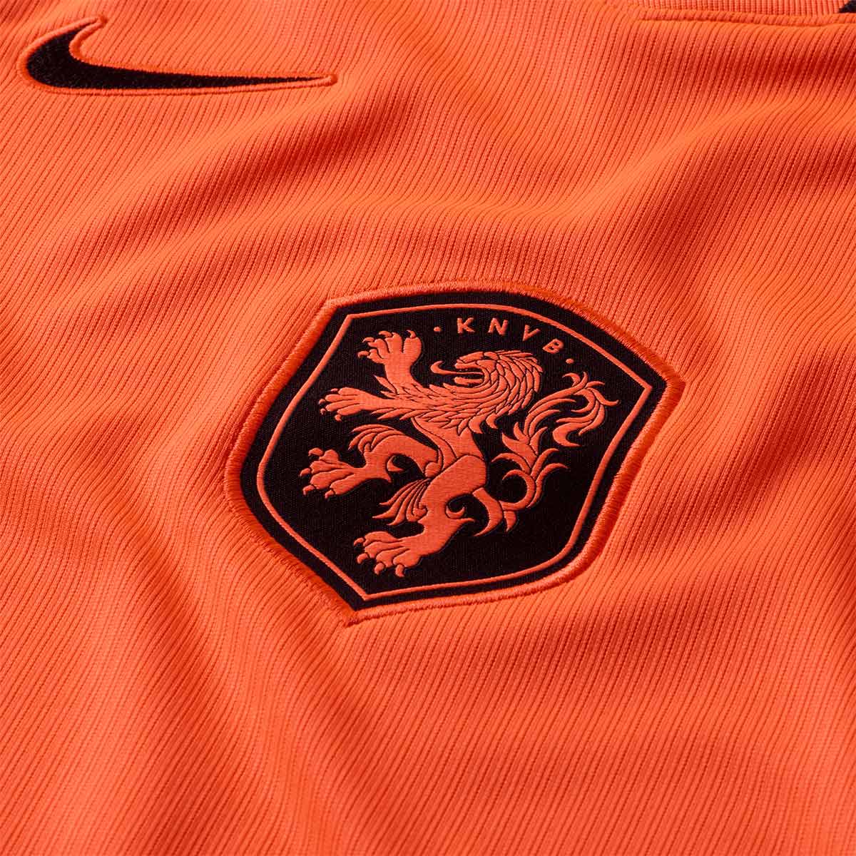 NIKE NETHERLAND 2026 HOME KIDS JERSEY - HYPER CRIMSON/BLACK