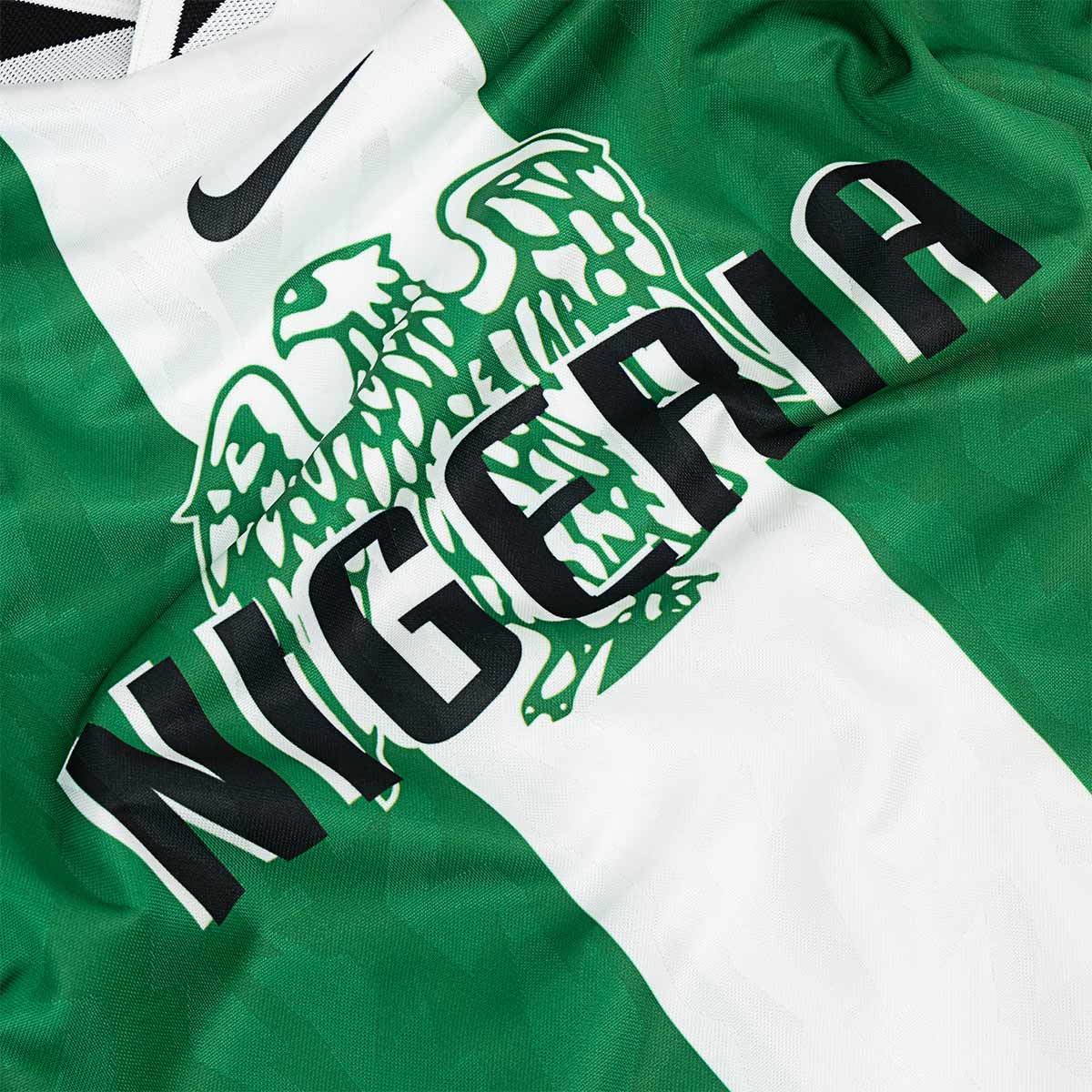 NIKE NIGERIA 1996 RE ISSUE JERSEY - COURT GREEN/WHITE/BLACK