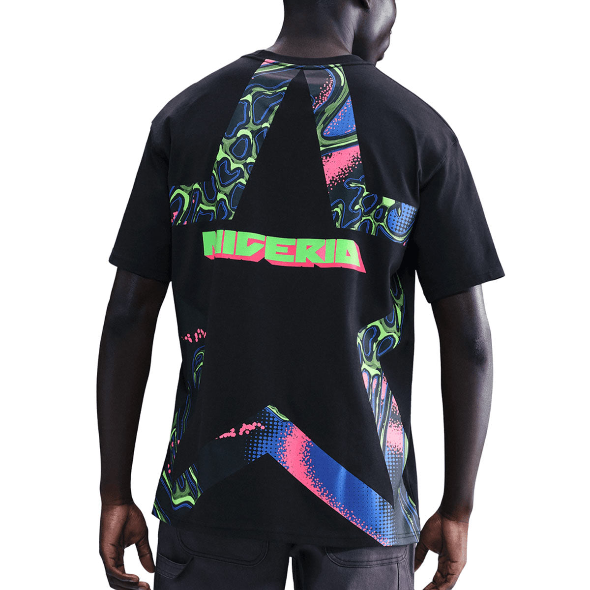 NIKE NIGERIA PREMIUM GOALKEEPER TEE - BLACK