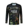 NIKE PARIS SAINT GERMAIN 2025/2026 FIFTH NIGHT EDITION REPLICA LONG SLEEVE JERSEY - BLACK/WHITE/BLACK