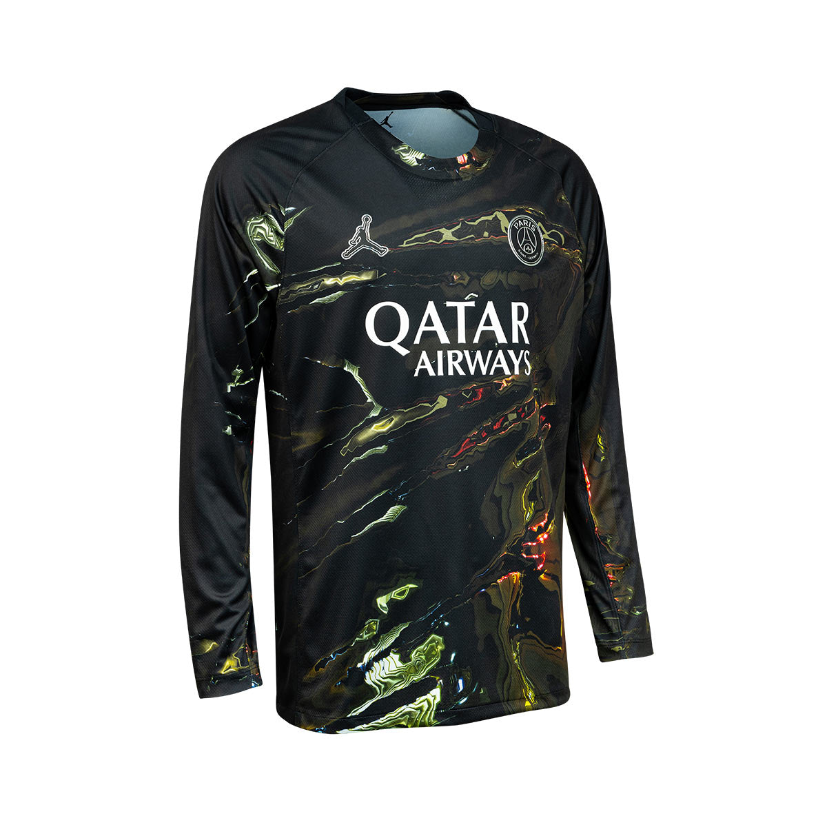NIKE PARIS SAINT GERMAIN 2025/2026 FIFTH NIGHT EDITION REPLICA LONG SLEEVE JERSEY - BLACK/WHITE/BLACK