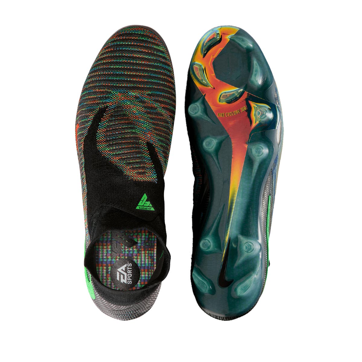 NIKE PHANTOM 6 HIGH ELITE EA SPORTS FC SE FG - MULTI COLOR/BRIGHT CRIMSON