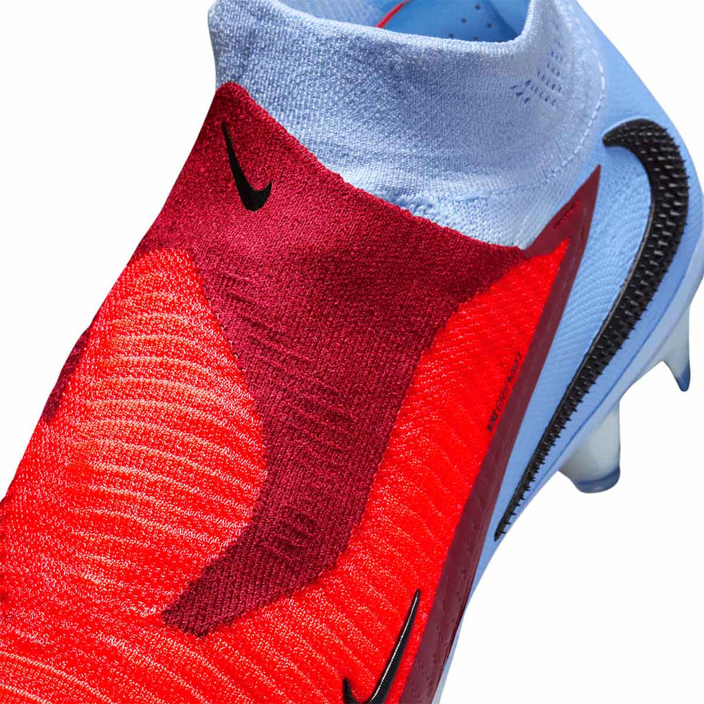 NIKE PHANTOM 6 HIGH ELITE FG - ROYAL TINT/BRIGHT CRIMSON/BLACK