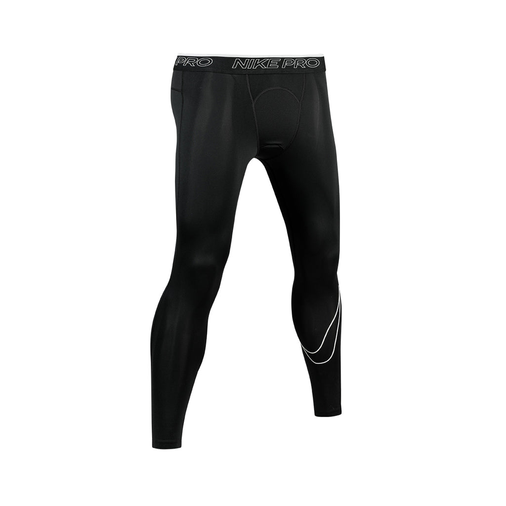 NIKE PRO DRI FIT TIGHT - BLACK/WHITE