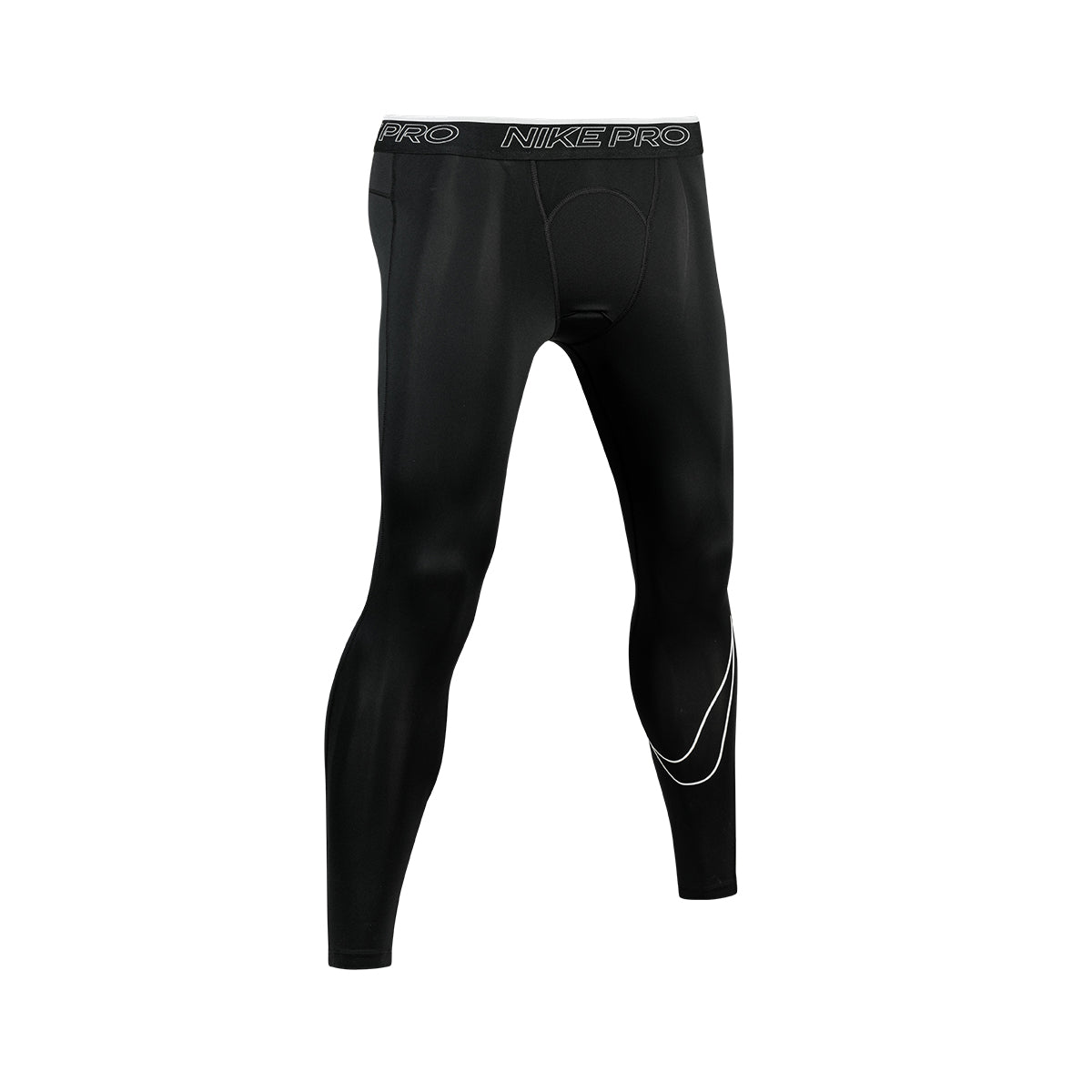 NIKE PRO DRI FIT TIGHT - BLACK/WHITE