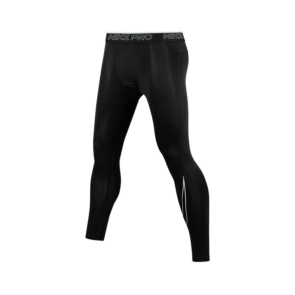 NIKE PRO DRI FIT TIGHT - BLACK/WHITE