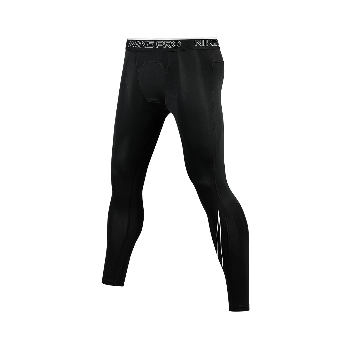 NIKE PRO DRI FIT TIGHT - BLACK/WHITE
