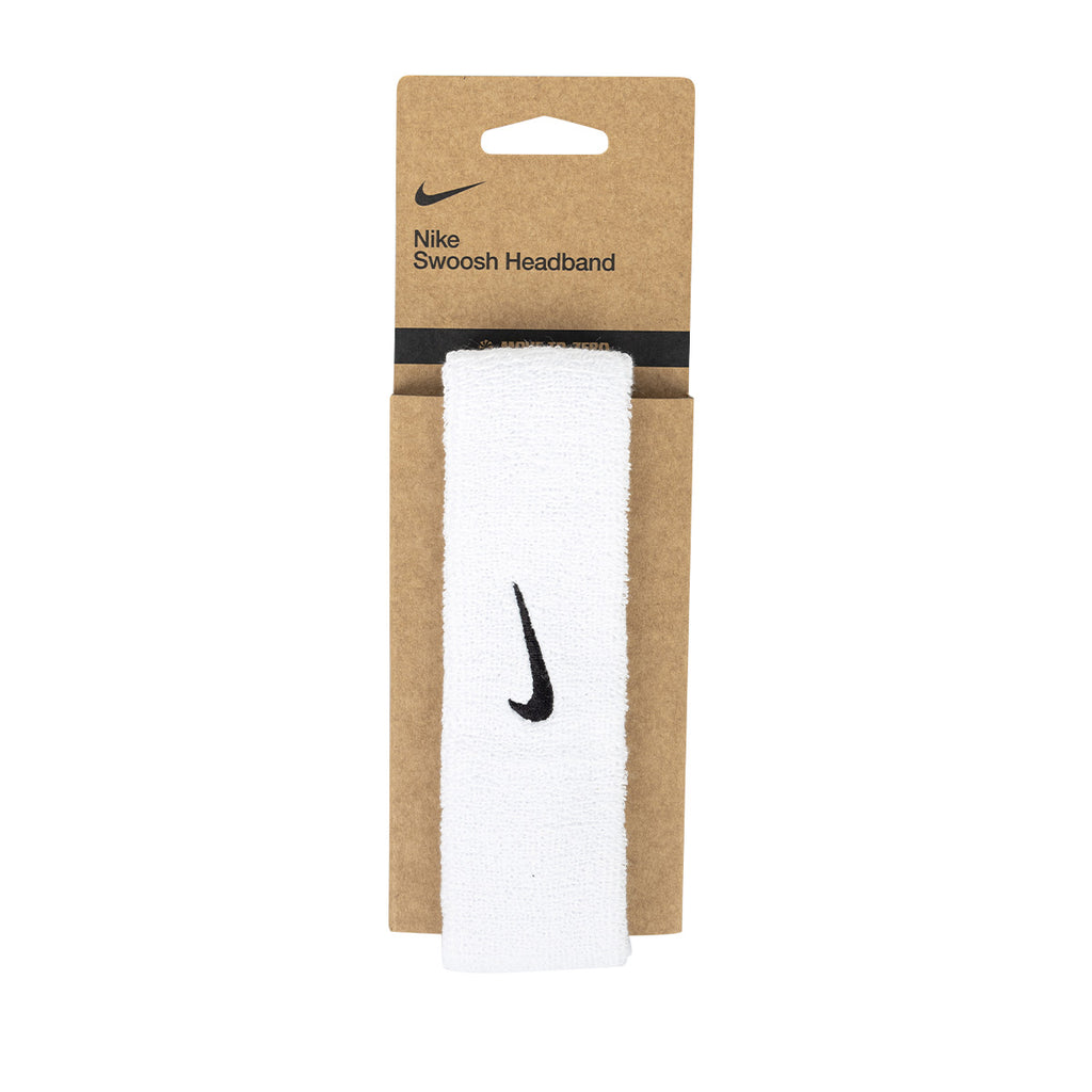 Nike Swoosh Classic Headband White Black
