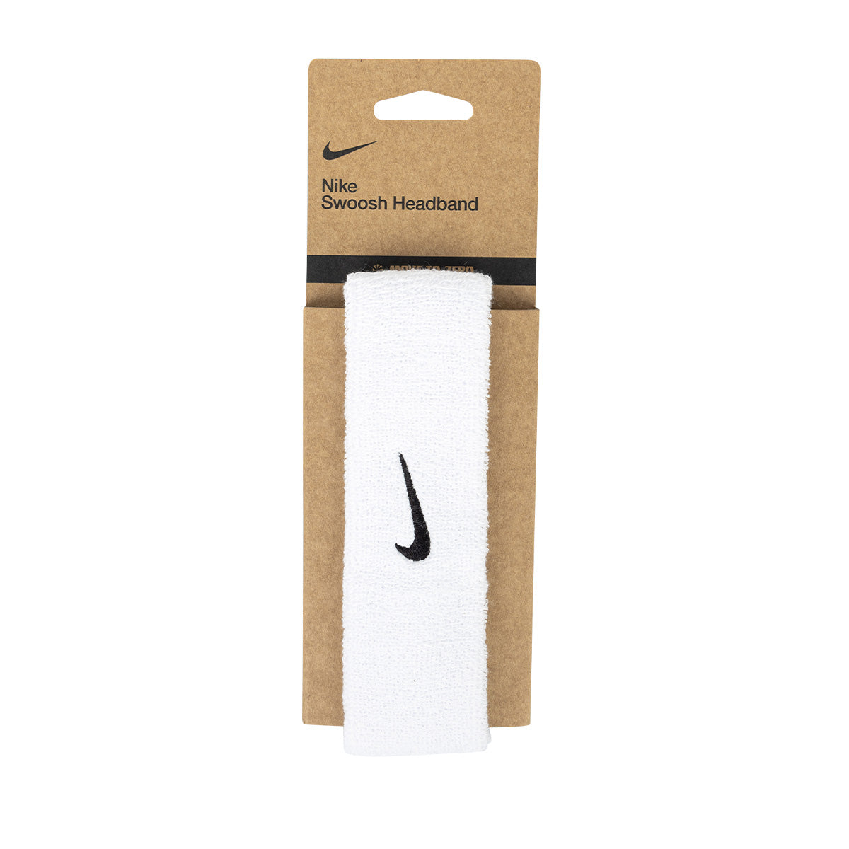 Nike Swoosh Classic Headband White Black