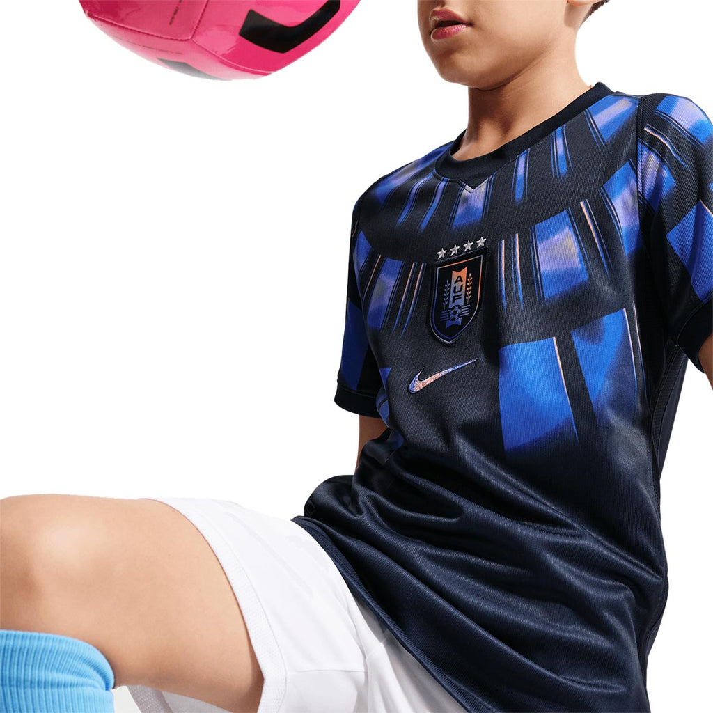NIKE URUGUAY 2026 AWAY KIDS JERSEY - OBSIDIAN/HYPER ROYAL