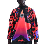 NIKE USA GOALKEEPER LONG SLEEVE SHIRT - BLACK/BRIGHT CRIMSON/BRIGHT CRIMSON