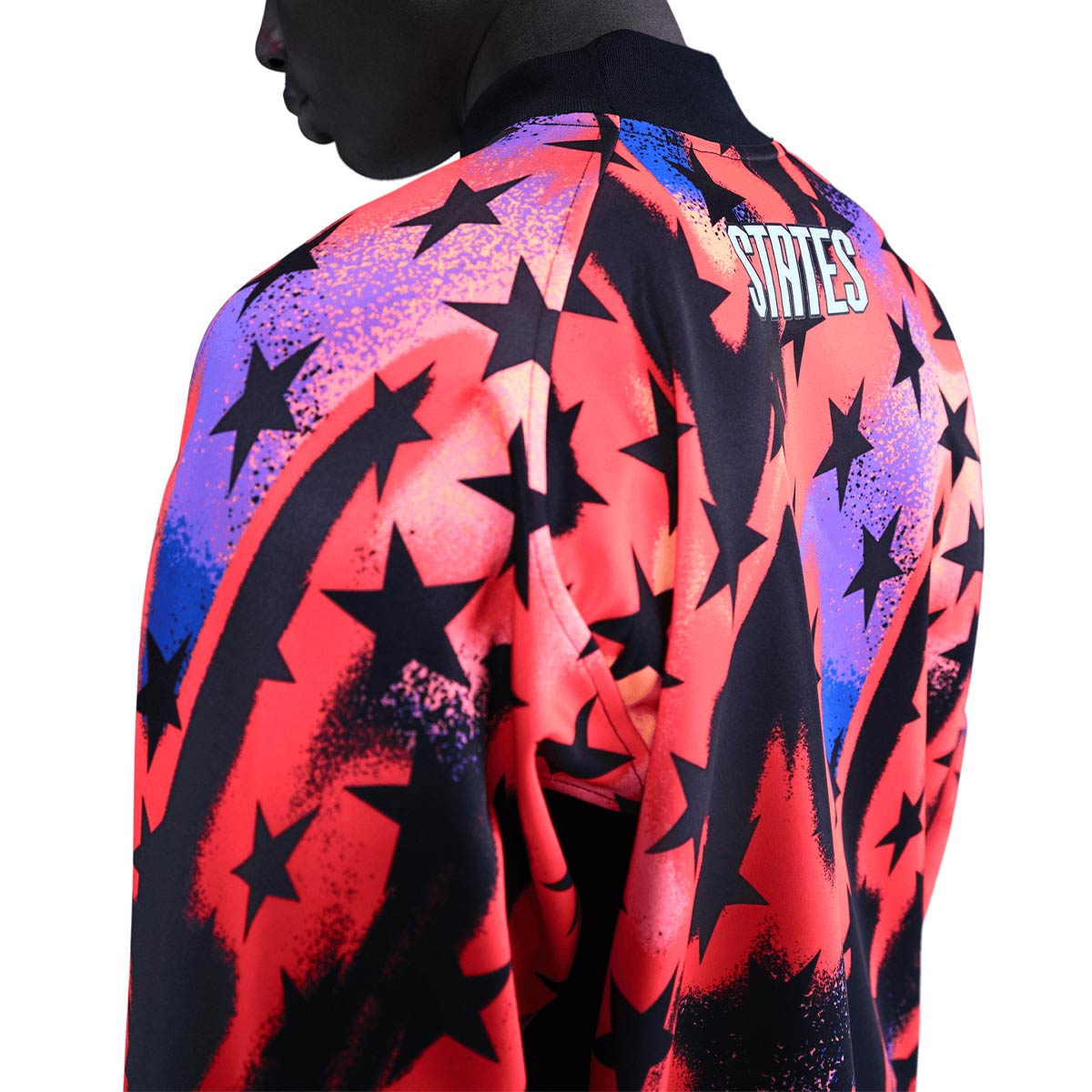 NIKE USA GOALKEEPER LONG SLEEVE SHIRT - BLACK/BRIGHT CRIMSON/BRIGHT CRIMSON