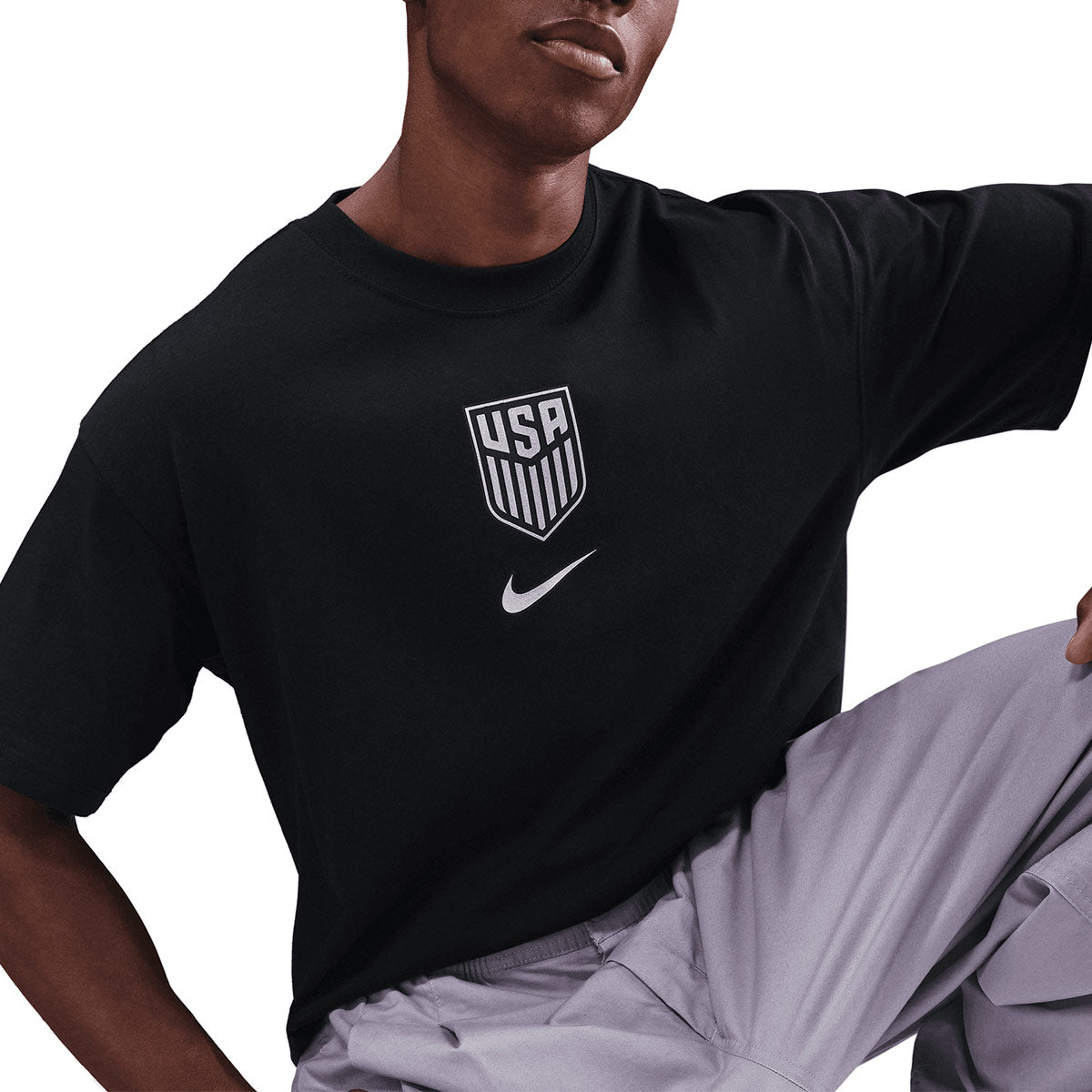 NIKE USA PREMIUM GOALKEEPER TEE - BLACK