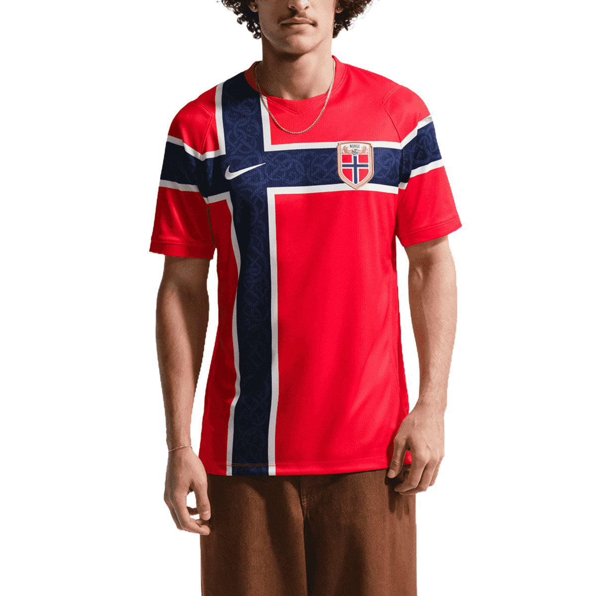 NIKE NORWAY 2026 HOME REPLICA JERSEY - CHILE RED/CHILE RED/WHITE